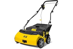 Garland - Spazzatrice per Prati Artificiali Roll&Comb 502E-V19 | 1.600 Watt di Potenza | Elettrica a Spina | 40 cm di Larghezza di Lavoro | Manubrio Pieghevole Regolabile | Borsa di Raccolta da 40 L