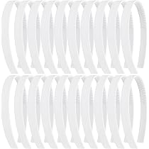 Wrapped Cloth Plastic Headbands Non Slip Teeth Comb Headbands Colorful Satin Diy