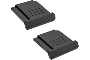 JJC Blitzschuhabdeckung für Nikon, Panasonic, Olympus etc. SLR & Mirrorless Kameras mit Standard ISO Hot Schuh (2 Stück pro Pack)