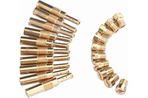 CERLINGWEE 20 Boquillas de Carburador con 10 Chorros Principales de Carburador y 10 Boquillas Piloto de Funcionamiento Lento, Juego de Chorro Principal de Carburador de Motocicleta para