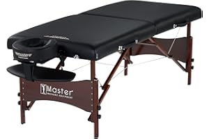 Master Massage Tavoli da massaggio, nero, 71cm