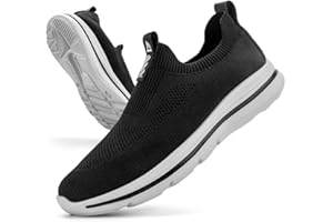 ODCKOI Chaussures de Course Homme Slip on Baskets Running Gym Fitness Légères Sneakers Marche Casual Tennis Respirante Sport Chaussures