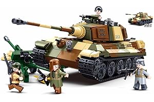 Sluban Army(Battle of Budapest)-The King Tiger Heavy Tank/Tiger Hunting Heavy Tank 2In1 930Pcs
