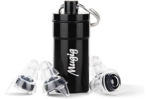 Mugig Professional Ear Plugs High Fidelity for for Concerts, Music, Clubs, Stage Shows and festivals, 27DB Noise Reducing Ear Protecting, Water-Proof Liquid Comfortable Silicone Materials, 2 Pair