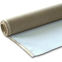 Rotolo Tela Da Pittura 100% Lino 212x1000cm - Trama Grossa, Gia' Preparata, Made In Italy - Foto 9