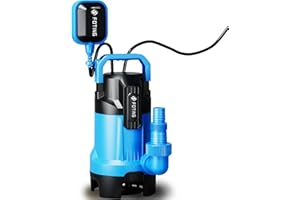 FOTING 2025Upgraded 28000 L/H Submersible Water Pump with Float Switch, 900W Electric Sump Pumps for Dirty/Clean Water, Portable Water Pump for Garden Pond, Pools, Ditches