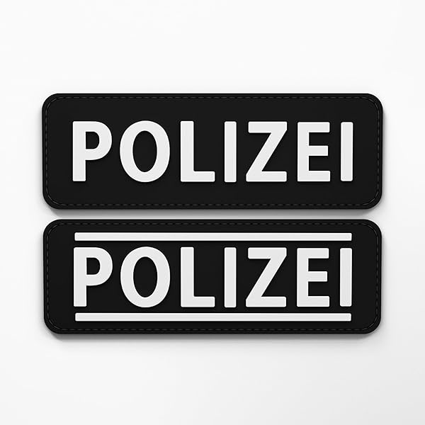 RescPol Polizei Abzeichen Brandenburg Tarn - Gewebtes Klettabzeichen