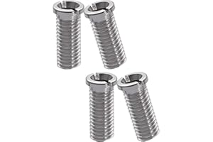 KEMUZ - 4 Pezzi Viti per Filtro Lavello Cucina in Acciaio Inox 304 - Antiruggine, Compatibile con Franke/Blanco - Ricambi Scarico Universali.