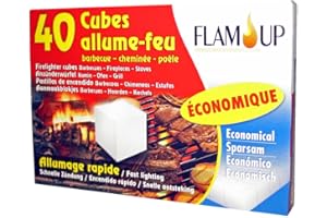 Flam'Up 0600 Allume-feu économique 40 Cubes