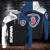 Felpa con cappuccio da uomo con cappuccio da uomo di logo di Scania camion  di modo (LH17110702) : Amazon.it: Abbigliamento