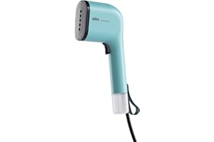 Braun QuickStyle 3, Ferro a Vapore Verticale Compatto e Leggero con Riscaldamento Rapido, Vapore 20g/min, Serbatoio Rimovibile 70ml, Sacchetto Termoresistente, 1100W, Verde (GS3013GR)