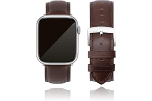 CORROPELLE läder Klockband Kompatibel med Apple Watch 49mm 46mm 45mm 44mm 42mm 41mm 40mm 38mm, Klockarmband av Läder Toppkorn