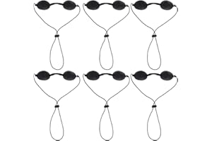 Smavles Lunettes de Protection 6 Pcs Lunettes de Sécurité Lunettes de Bronzage Lunettes Protection des Yeux pour Uv Ipl Infrarouge Led Luminothérapie