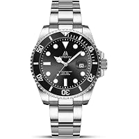 Montre Bracelet Homme Acier Inoxydable Noir + Gourmette - Quartz, Date - Neuf Avec étiquettes