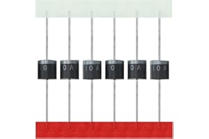 AUKENIEN 10A10 Diodo Rectificador 10A 1000V R-6 Axial 10 Amperi 1000 Voltios Diodos Rectificadores Electrónicos de Silicio (Paquete de 20 Piezas)