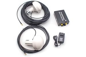 LeTkingok Transpondeur de Signal GPS Bi-bande, Répéteur de Signal Beidou Amplificateur GPS Intensificateur GPS+BD Couverture Intérieure Test de Positionnement