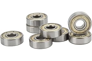 minifinker Roulements de, 8 roulements en Acier au Carbone 608ZZ à Haute efficacité et résistance à la Corrosion pour Planches de Danse pour Patins à roulettes