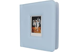 ELPRICO Album na 288 zdjęć do Aparatu Mini, Skórzana Okładka, Książka Albumu na Zdjęcia 2x3 do Aparatu Mini 11 12 9 do Aparatu Natychmiastowego, do Filmu Natychmiastowego