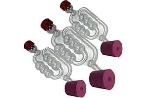BETTERBREW 3x Bungs & Bubbler Airlocks - Demijohn Rubber Cork & Air Lock - Beer Wine Cider