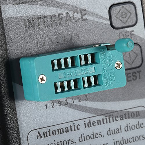 KKmoon Multifunktionale Transistor Tester 128 x 160 TFT-Farb-Display Diodenthyristor Kapazität Widerstand Induktivität MOSFET ESR LCR Meter - 4
