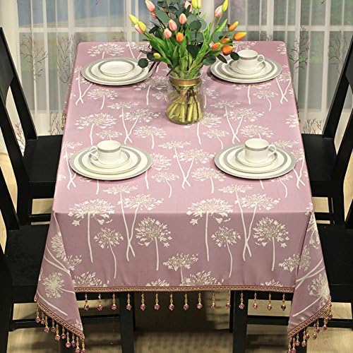 American Rural Table-Cloth,Writing Desk Cloth,Simple Modern Restaurant Rectangular Cover Cloth,Mahjong Tablecloth-D 100x135cm(39x53inch)