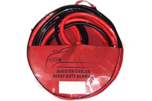 ASC - 6m 1200A Jump Leads, Booster Cables with Heavy Duty Insulated Clamps - For Petrol & Diesel - Complete Set with Carry/Storage Case - 6 Metre / 19.7ft Long