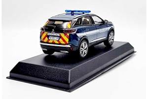 SAST NOREV Miniature Peugeot 3008 GENDARMERIE 2023 Voiture de Collection 1/43 en Métal