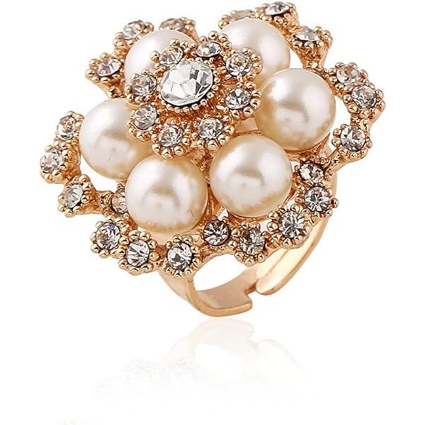 Verstelbare Boheemse Antieke Mozaïek Kristal Statement Ring Voor Vrouwen Grote Open Wrap Vinger Ringen In Bollywood Stijl