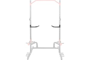 SUNNY HEALTH AND FITNESS Sunny Health & Fitness Power Cage Squat Rack Upgrade Attachments, Dip Bar, Plate Bar Holder, Belt Squat, J Hook, Lat, Adapter, U Ring, Pull Up Bar, Landmine, Captain's Chair, Tricep Rope For Home Gym