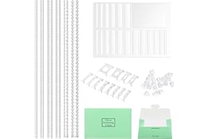 iCovalescent Ringgrößenversteller Set, Ringgrössenmesser, mit Reinigungstuch Schmuckabstandshalter unsichtbarer Ringschutz, Unsichtbarer Ringgrößenversteller für Lose Ringe