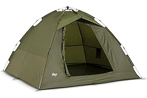 LUCX Carpa rápida Lux®, tienda de campaña para pescar, para 1 o 2 personas, carpa para 1 o 2 personas, tienda de campaña, segunda tienda de campaña, tienda de campaña de instalación rápida