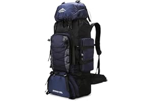 CINGHI LUSSO Sac à dos de randonnée 90l hommes et femmes sac à dos imperméable sac à dos de voyage grand Camping sac de randonnée sac de jour extérieur sac à dos de voyage