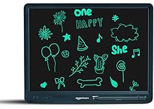 Amazon Basics Magic Slate 15-inch LCD Writing Tablet with Stylus Pen, for Drawing, Playing, Noting by Kids & Adults, Black