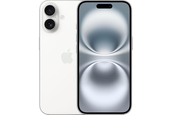 Apple iPhone 16, 128GB, Blanco (Reacondicionado)