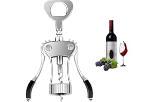 Rapecott-2 in 1 Ala Cavatappi, Professionale Levatappi Apribottiglie di Vino, Lussuoso cavatappi per camerieri, Cavatappi Vino in Lega di Zinco, Miglior Regalo per Gli Amanti del Vino.
