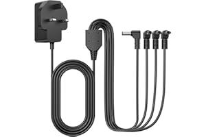 BOUGE 4.5 V DC Power Adapter for Christmas Village Spooky Town Compatible with Lemax Lighted Accessory34682 74295 35845 35018 75197 85356 74295 84428 44242 94565 94527 94563 44241 74274 DC Power Supply