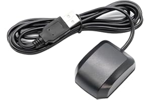 AYWHP VK-162 Módulo de navegación GPS USB para portátiles Impermeable, a Prueba de Polvo y antimagnético Compatible con USB Arduino para Google Earth
