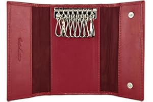 CM CONTE MASSIMO CONTE MASSIMO Llavero para Hombre y Mujer de Piel Auténtica Sin Caja