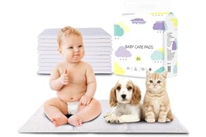 TIVIFORE Traverse per fasciatoi monouso, 33 x 45 cm Getta e Getta Multiuso Panni Assorbenti Monouso, Bambino cuscinetti usa e getta per 0-6 mesi,cuscinetti per incontinenza, cuscinetti igienici