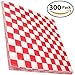 Produktbild Avant Grub Deli Papier 300 Blatt. Drehen Sie Ihre Backyard Cookut Party in ein klassisches Drive-In mit Rot & Weiß Kariert Lebensmittel Geschenkpapier. fettfest 12 x 12 Sandwich wrap verhindert das Speisen Flecken.