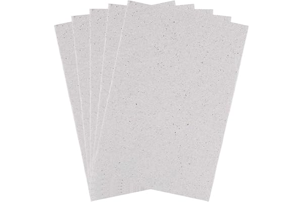5 stycken glimmerskivor, 15 × 12 cm mikrovågsglimmerplatta, reparationsdel, universellt glimmerblad, för mikrovågsugn