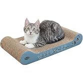 Trixie - Wild Cat Cardboard Scratcher for Cats, 41 x 24 x 7 cm, Red