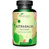 ASTRAGALO BIO Vegavero® | 5600 mg | Titolato in Polisaccaridi | ADATTOGENO per DIFESE IMMUNITARIE | 120 capsule | Vegan