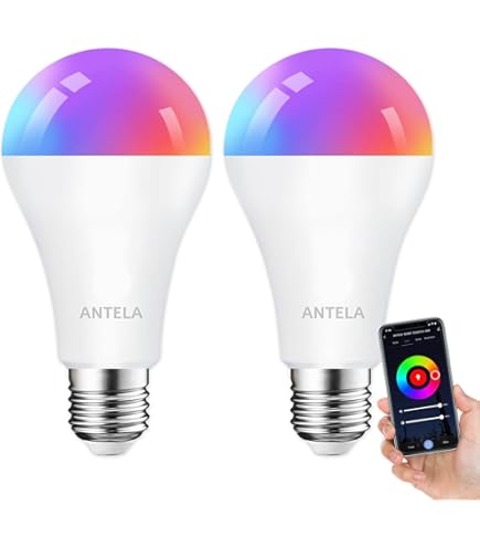 Ampoule Connectée Google Home WiZ G2 E27 12W | Blanc Chaud 2700K - Contrôle Vocal Alexa, Google, Siri Ampoule Led Intelligente