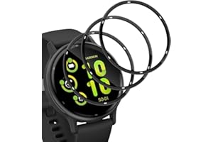 TUTUO [3 Stück Schutzfolie Kompatibel mit Garmin Vivoactive 5, [Flexible Folie] Soft HD TPU Klar Displayschutzfolie, Blasenfrei Anti-Kratzen Wasserdicht TPU Weich Film