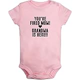 iDzn You're Fired Mom Grandma Is Here roliga sparkbyxor nyfödd baby bodies spädbarn overaller kläder One-Piece Outfits Jumpsu