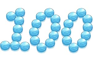 PUDSIRN Pots d'échantillons, récipients cosmétiques Ronds vides avec Couvercle en Plastique pour crèmes, Vernis à Ongles, baume à lèvres, Gloss à lèvres, Rangement de Maquillage