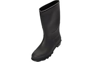 Mountain Warehouse Botas de agua planas para niños - Botas de goma con suela duradera, PVC para lluvia, forro de tejido suave - Para la escuela, excursiones y exteriores