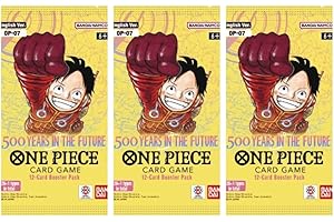 HEART FOR CARDS 3 x One Piece Card Game: 500 Years into The Future - OP07-3X Booster po 10 kart - angielski + ochrona przed wysyłką Heartforcards®