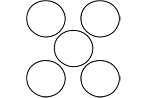 SG Store Lot de 5 Joints Toriques de Coude de Sortie en Caoutchouc Nitrile Butadiène Compatible avec Hayward DEX2400Z5 Compatible avec Hayward Pro-Grid DE Select Filtre Noir